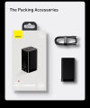 Baseus GaN3 Pro 65W Fast Charging Adapter And Type C Cable - 2 Type C ports & 1 USB Port. 