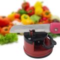 Knife Sharpener - Red Knife Sharpener - Red Knife Sharpener Sharpening Tool Easy And Safe To Sharpens Kitchen Chef Knives Damascus Knives Sharpener Suction. 