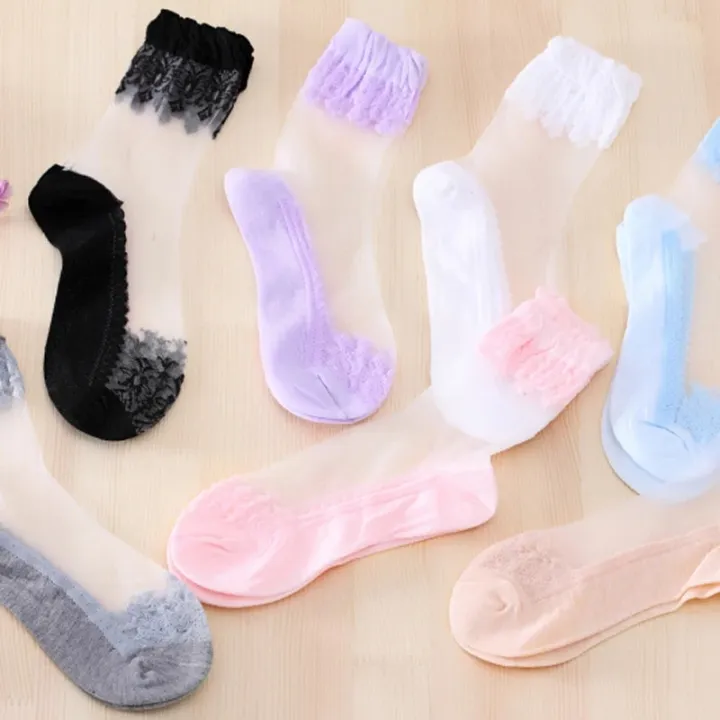 DaiShana%20Summer%20Ladies%20Lace%20Embroidery%20Silk%20Transparent%20Glass%20Crytal%20Stretch%20Women%20Socks%20breathable%20socks%20hot%20selling%201%20pair%20-%20Image%203
