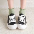 Kawaii Spring Summer Super Thin Cotton Ankle Short Women's Socks Boat Socks Frilly Ruffle Socks. 