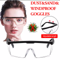 1 PCS Anti Fog Windproof Goggles Working Safety Glasses Protective Work Spectacles Dust Adjustable Goggles. 