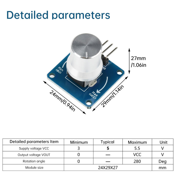 DC%203-5.5V%20Rotary%20Module%20Knob%20Switch%20Adjustable%20Resistance%20Potentiometer%20High%20Sensitivity%20Knob%20Switch%20Module%200-280%20Degree%20-%20Image%206