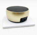 Simplicity BS-01 Wireless Portable Bluetooth Bass Speaker Gold Color SD Card Support. 
