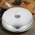 【ZOSR】Barbecue Gland Melt Dome Melting Burger Cover Stainless Steel Pot Lid Steam Griddle Basting Commercial Kitchen Supplies Pan Electric Hob. 