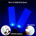 Flexible Bendable DIY LED Light Eyes Kits For Helmet Mask Eye Light Cosplay Accessories CR2032 Input. 