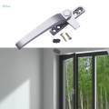 Window Handles, Right/Left Hand Aluminum Alloy Door Handle with Locks Handle Replacement, Casement Locking Handle for Door and Window , Left. 