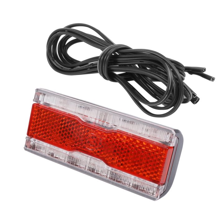 Rack Mounted Rear Bike Light Bike Rear Light AC 6V Fit 50mm Mount Hole Bicycle Rack Carrier Lamp ...