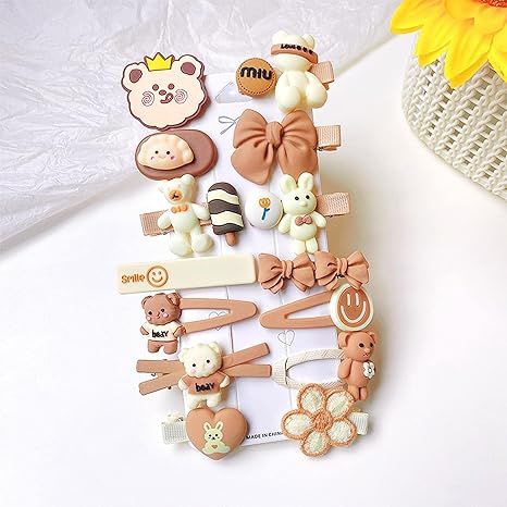 Cartoon%20Bear%20Baby%20Hair%20Clips%20-%20Set%20of%2014%20for%20Styling%20Your%20Baby's%20Hair%20-%20Image%207