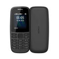 Nokia 105 Dual Sim 4th Edition With Warranty Feature Push button Phone 1.77" Display Battery Long Standby Flashlight Radio. 