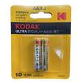 Kodak Ultra Premium Alkaline AAA X 2. 
