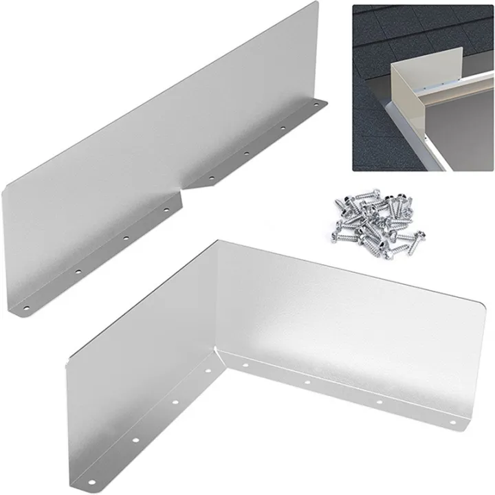 4%20Pack%20Silver%20Gutter%20Splash%20Guards%20for%20House%20Roof%20Corner%20Diverter%20Roof%20Rain%20Diverter%20-%20Image%202