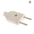 2 Pin EU Plug Male Female electronic Connector Socket Wiring Power Extension. 