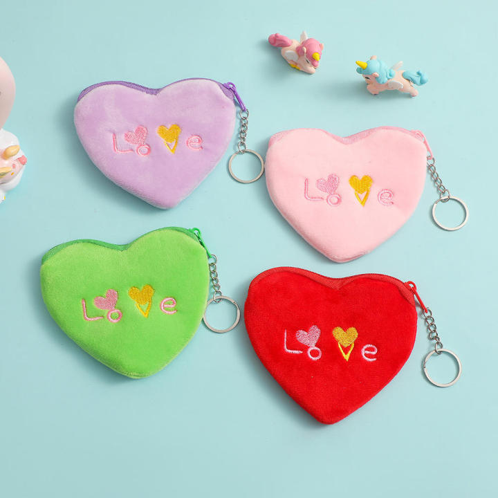 Cartoon%20Heart%20Plush%20Wallet%20Valentine's%20Day%20Love%20Coin%20Storage%20Bag%20Girl%20Cute%20Small%20Wallet%20-%20Image%203