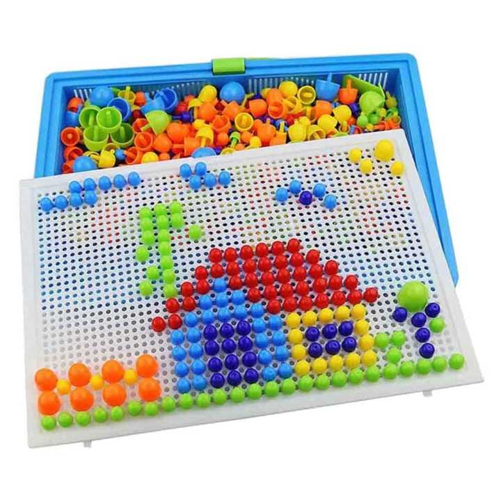 296pcs Creative Mosaic-peg board