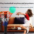 High-Density Foam Silent Basketball Easy to Grip Low Noise Bouncing Basketball Squeezable Lightweight Training Ball Outdoor Sports. 