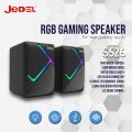 JEDEL S-526 Stereo Super Bass RGB Light PC Computer Speakers. 