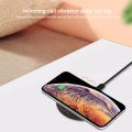 WiWU M3 Wireless Charger 15W Pad for Smart Phone Universal Wireless Charger Slim Mobile Phone Charging Station. 