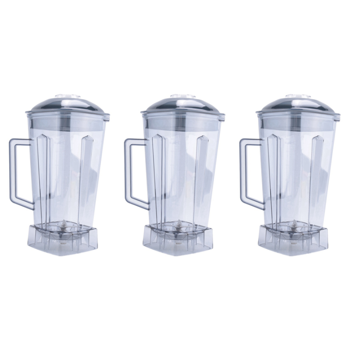 PDTYMWNG 3X Spare Jug for Blender Replacement Part Transparent 2L Capacity Blender Spare Compatible for SILVER Blender