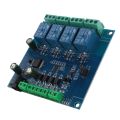 Modbus Rtu 4 Ch Relay Module Ttl Uart Communication 4-Channel Input. 