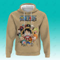 One Piece Luffy Gear 5 Sweatshirt Japan Anime Kids Graphic Mangas Hoodie For Kids Hip Hop Fashion New Clothes Sudaderas. 