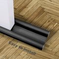 Door Twin Draft Guard Stopper Sound Proof Reduce Noise Door Bottom Sealing Weather Strip. 