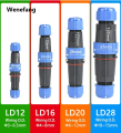 Wenefang Profesional LD Series IP68 Waterproof Connector Male Plug Female Socket 2/3/4/5/6/7/9 Pin Panel Mount Wire Cable Connector Aviation Plug. 