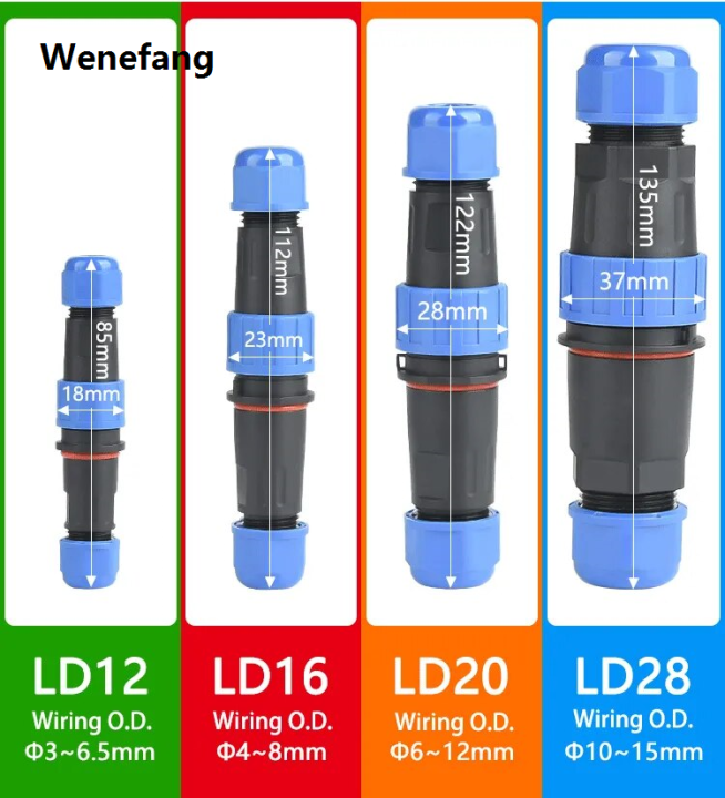 Wenefang%20Profesional%20LD%20Series%20IP68%20Waterproof%20Connector%20Male%20Plug%20Female%20Socket%202/3/4/5/6/7/9%20Pin%20Panel%20Mount%20Wire%20Cable%20Connector%20Aviation%20Plug%20-%20Image%204