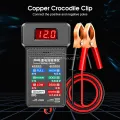 Geepact 12V Multifunctional Battery Testers Automobile Battery Tester LED Display Screen Electrician Tool Auto Repair Industry Detection Digital Battery Diagnosis Portable Battery Testing Device. 