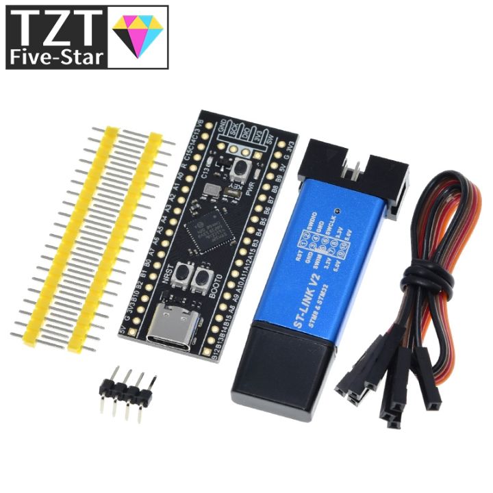Stm32f401 Development Board Stm32f401ccu6 Stm32f411ceu6 Stm32f4 Learning Board For Arduino St-Link V2 Download Programmer
