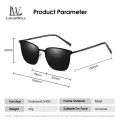 LouisWill Fashion Men Sunglasses UV400 Polarized Sunglasses Night Vision Sunglasses Retro Square Sunglasses Eyewear Ultra Light Elastic Leg Anti Glare Glasses Outdoor Sports Driving Sunglasses. 