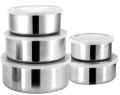 5-Piece Fresh Box Set - Stainless Steel Food Storage Containers for Fresh and Convenient Food Preservation. 