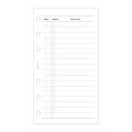 MyPretties 40 Sheets Basic List To Do Check Refills A6 A7 Filler Papers for Personal Pocket 6 Hole Binder Organizer N.1432. 