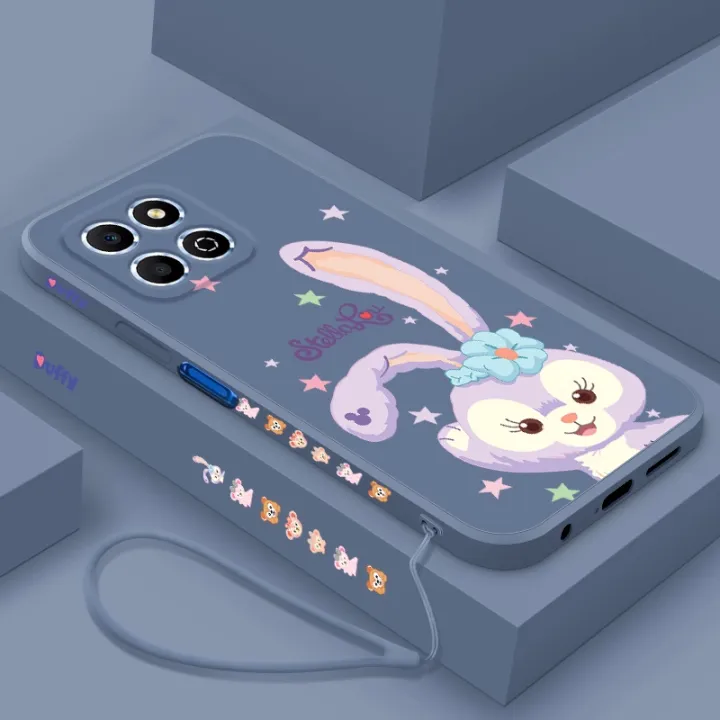 Honor%20X8b%20X7b%20X8a%205G%20X7a%20X6a%20Cute%20Stellalou%20Casing%20Square%20Edges%20Liquid%20Silicon%20Back%20TPU%20Soft%20Case%20with%20Lanyard%20Cover%20-%20Image%203