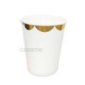 paper plates Gold White Disposable Tableware Paper Plate Straws Cup 1st Birthday Party Wedding Decor Kids Baby Shower Party SuppliesParty Tableware. 