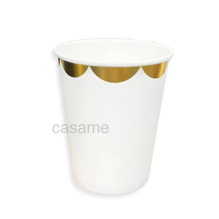 paper%20plates%20Gold%20White%20Disposable%20Tableware%20Paper%20Plate%20Straws%20Cup%201st%20Birthday%20Party%20Wedding%20Decor%20Kids%20Baby%20Shower%20Party%20SuppliesParty%20Tableware%20-%20Image%207