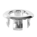 【Miga Plaza】 Bathroom Kitchen Insert Sink Washbasin Overflow Ring Household Overflow Hole Decorative O-Ring Insert Round Cap Replacement. 