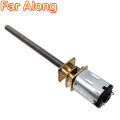 N20 Long Shaft Threaded Shaft M4*55mm Dc Gear Motor 3v 6v 12v Low Speed 15 To 1000rpm In Dc Motor Adjustable Speed Reversed. 
