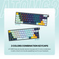 Fantech mk874 v2 atom 63 mizu edition mechanical keyboard blue. 