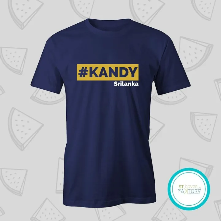 Kandy blue Tshirt  unisex  tees  designer tees  crew neck  silver white  red  blue  black