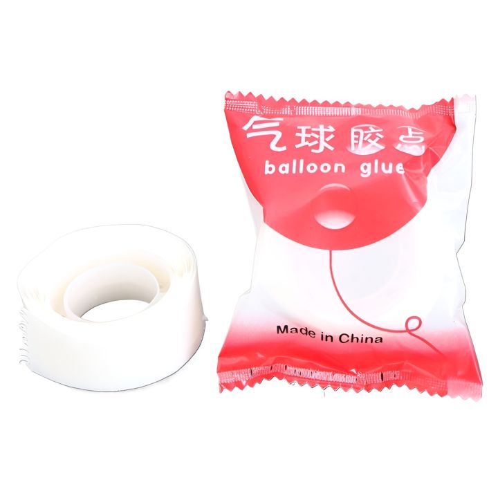 Balloon Glue Dots for Foil, Latex, Confetti Balloon - Party and Wedding Decorations 100 Glue Dots by ZinZen