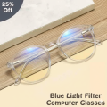 Blue Light Filter Computer Glass Luxary Design Clear Lens Sunglasses UV 400 Protection Glasses For Men and Women Transparent Frame Sunglasses For Girls and Boys Sunglasses Higher Grade Sunglasses. 