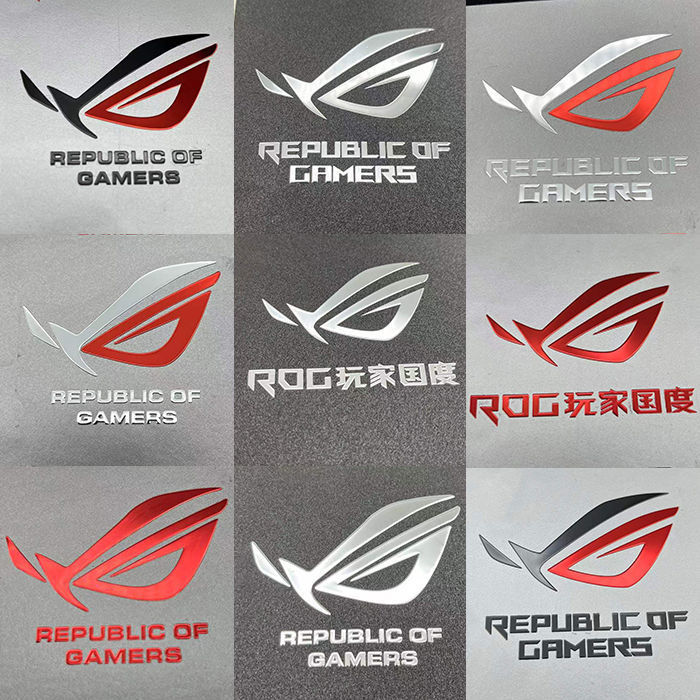 ASUS Rog Metal Sticker