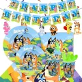 Birthday Decoration Bluey Balloon set With Banner Bluey Theme Full Set. 