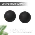 Squash Ball Two-Yellow Dots Low Speed Sports Rubber Balls Professional Player Competition Squash(2 Pcs ). 
