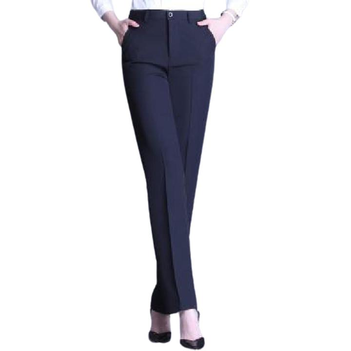 Women 's Lady’s Office Trouser or Work ware Pant Black. Blue