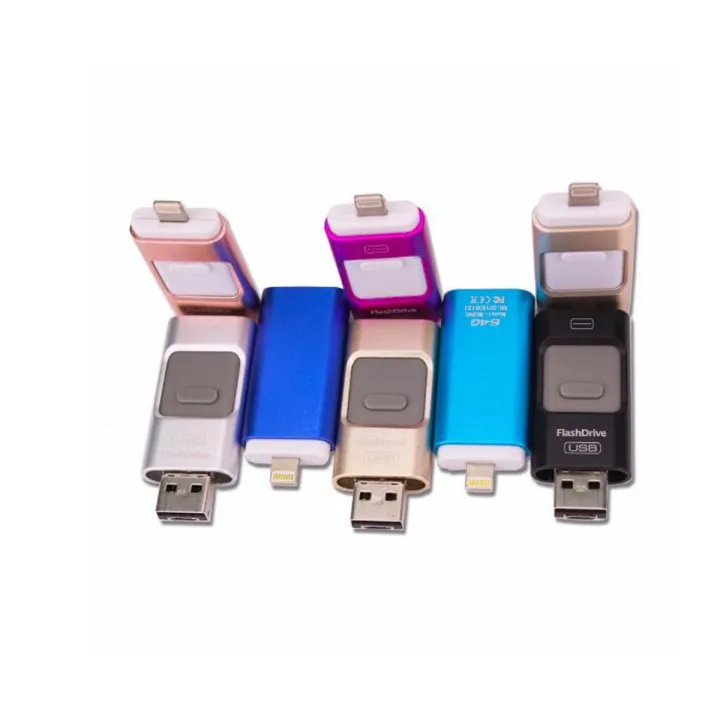 【16GB Rose New Pen drive HD in1 USB Flash Drive 16GB 32GB 64GB 128GB OTG For Mirco otg for ipad / android