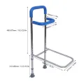 Bedside Railing Adjustable Height Safe Bed Rail 220.5lb Load Bearing for Elderly Adults for Pregnant Women. 