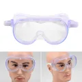 KOGEEK Safety Goggles Adults Adjustable Protective Goggles Eye Protector with Adjustment Straps Splash Impact Resistant Clear Lens Eyewear Use with Prescription Glasses. 