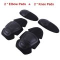 Tom's Hug g2 g3 Frog Suit Knee Pads Military Tactical Elbow Support Paintball Airsoft Kneepad Interpolated Knee Protector Set. 