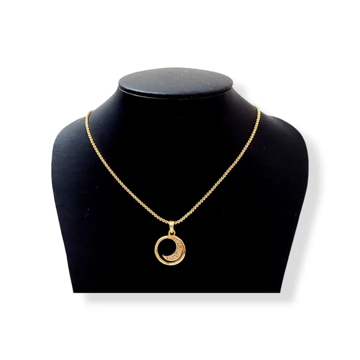 Gold%20Plated%20Guaranteed%20Women%20Chain%20&%20Pendant%2018inch%20Necklace%20Korean%20Stylish%20Wedding%20Party%20Gifts%20Fashion%20Jewellery%E2%80%8B%20-%20Image%206
